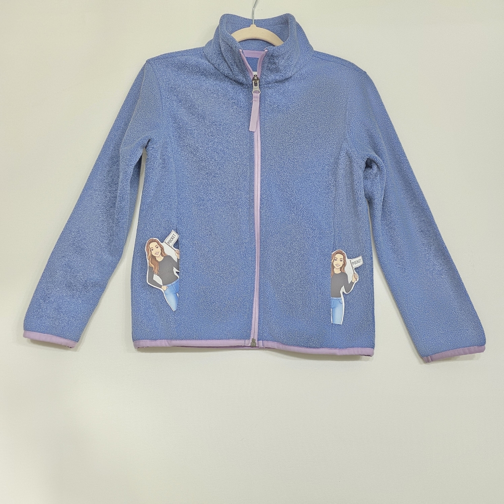 Amazon Essentials Blue Fleece Jacket